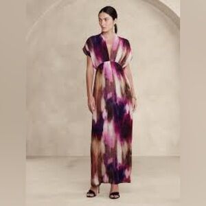 Banana Republic BANANA REPUBLIC Ana Pleated Maxi Dress Women's Size xs